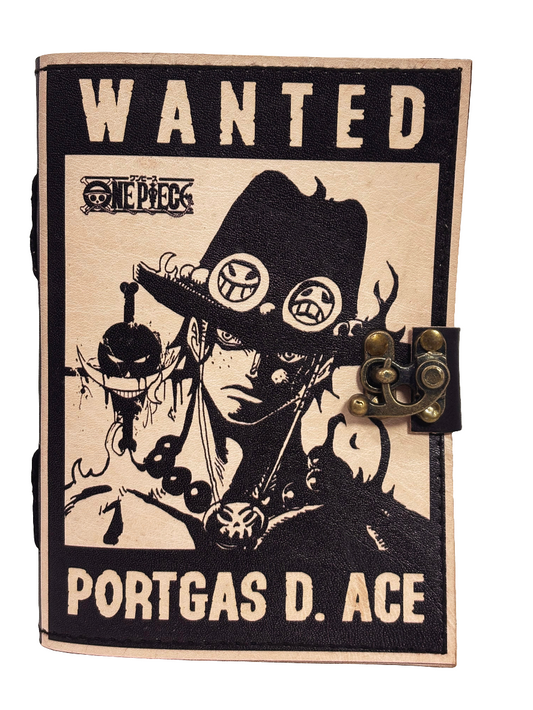 The Portgas D. Ace 'Fire Fist'Leather Journal